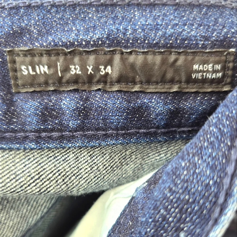 PACSUN Slim Indigo Comfort Stretch Jeans Men's 32x31 Mid-Rise Tapered Fit Casual